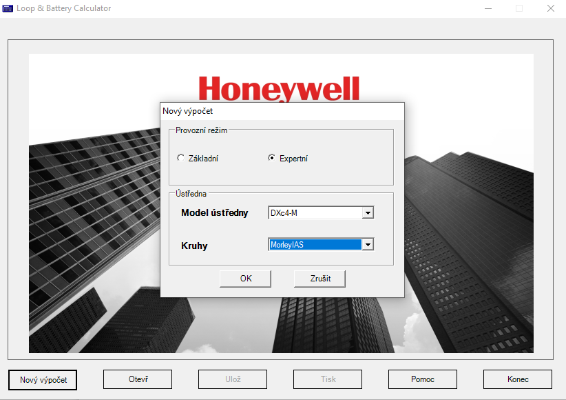 Kalkulačka Morley – baterie a smyčky – nový výpočet