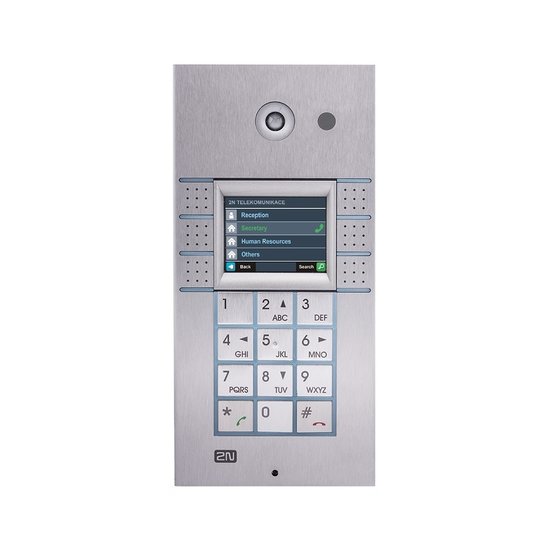 2N® 9137160CKDU IP Vario 3x 2 tlačítka, kamera, klávesnice, displej