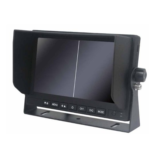 AHD Monitor 7" s nahráváním na SD, 2ch 12/24V