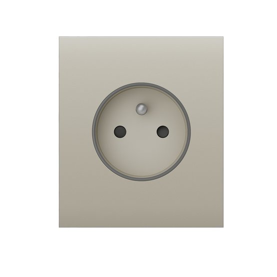 Ajax CenterCover (basic) type E Ivory kryt zásuvky