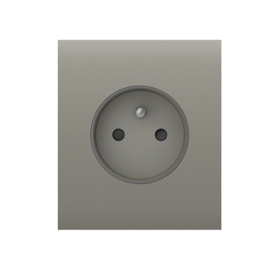 Ajax CenterCover (basic) type E Olive kryt zásuvky