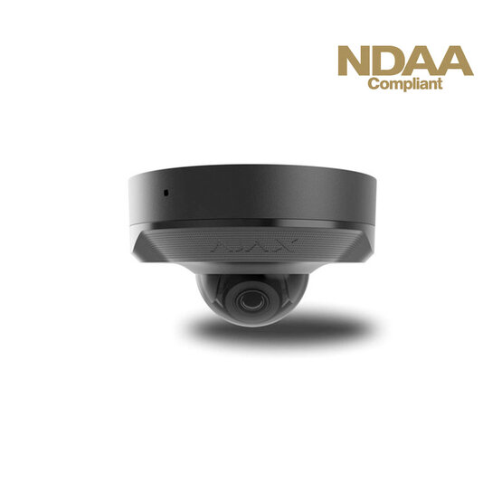 Ajax DomeCam Mini 8Mp/2.8mm Black 8 Mpx dome IP kamera