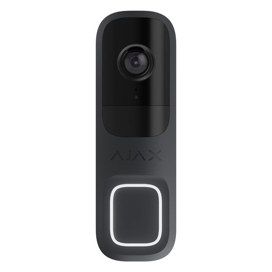 Ajax Doorbell Graphite Video domovní zvonek s 4 Mpx kamerou