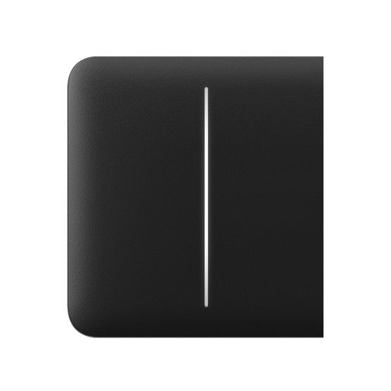 Ajax SideButton 2-gang Black dvoupáková krytka