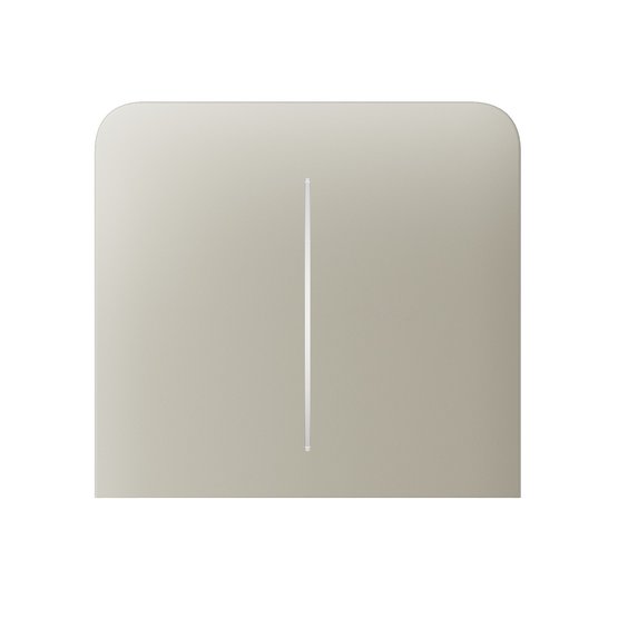 Ajax SideButton 2-gang vertical Ivory dvoupáková krytka