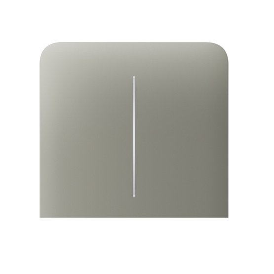 Ajax SideButton 2-gang vertical Olive dvoupáková krytka