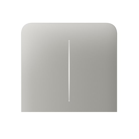 Ajax SideButton 2-gang vertical Oyster dvoupáková krytka