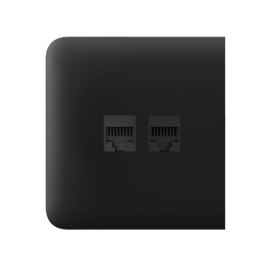 Ajax SideCover (LAN) Black krytka vestavěné zásuvky