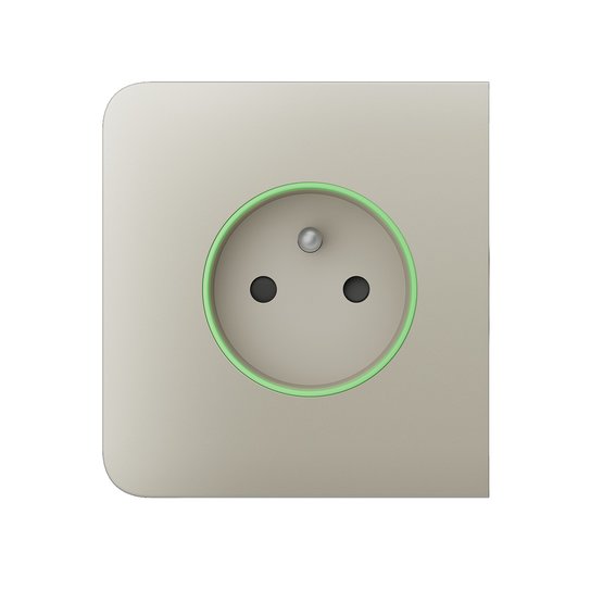 Ajax SideCover (smart) type E Ivory krytka pro zásuvky