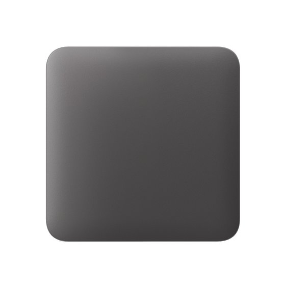 Ajax SoloButton 1-gang/2-way Grey jednopáková krytka