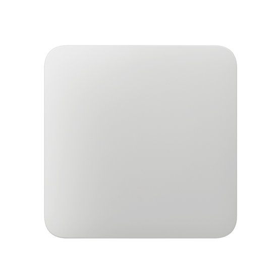 Ajax SoloButton 1-gang/2-way White jednopáková krytka