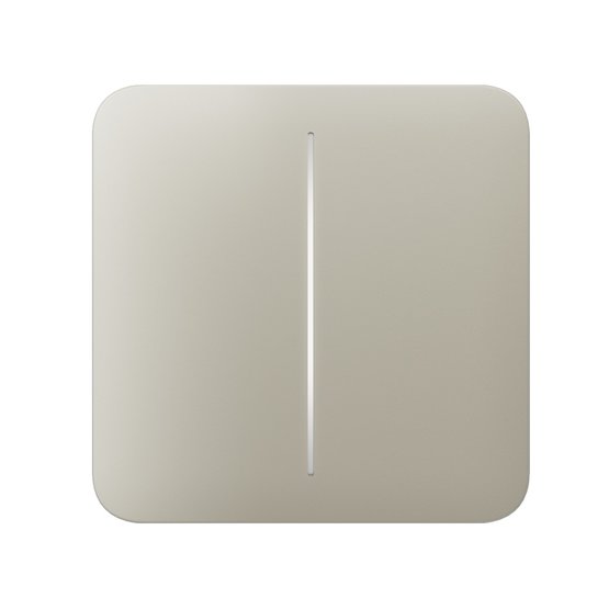 Ajax SoloButton 2-gang Ivory dvoupáková krytka