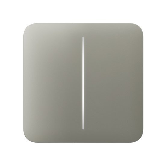 Ajax SoloButton 2-gang Olive dvoupáková krytka