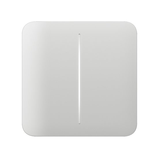 Ajax SoloButton 2-gang White dvoupáková krytka