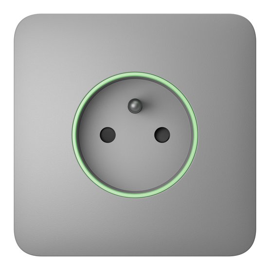 Ajax SoloCover (smart) type E Fog kryt zásuvky