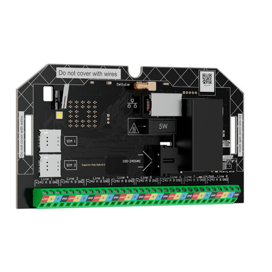 Ajax Superior Hub Hybrid 2 W/C Hybridní ústředna bez krabice