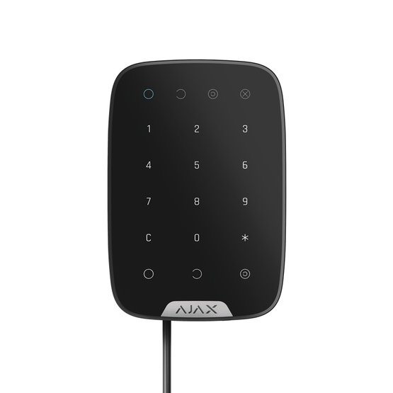 Ajax Superior KeyPad Fibra Black Drátová klávesnice