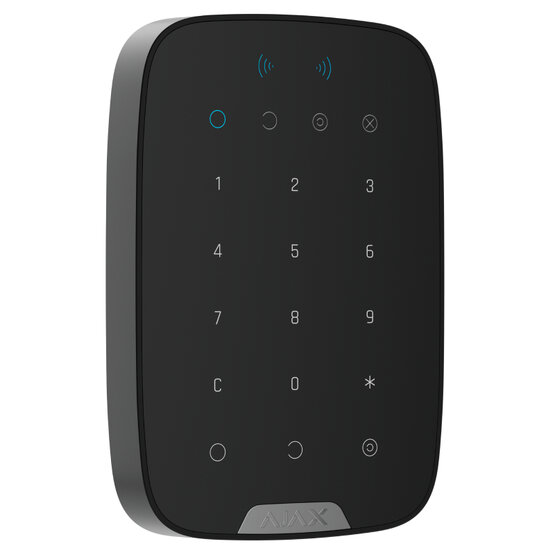 Ajax Superior KeyPad Plus G3 Black Bezdrátová dotyková klávesnice