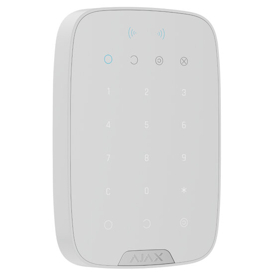 Ajax Superior KeyPad Plus G3 White Bezdrátová dotyková klávesnice