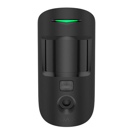 Ajax Superior MotionCam HD PhOD Black Detektor pohybu