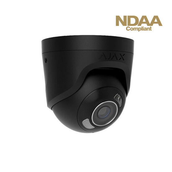 Ajax TurretCam HL 8Mp/4mm Black 8 Mpx turret IP kamera