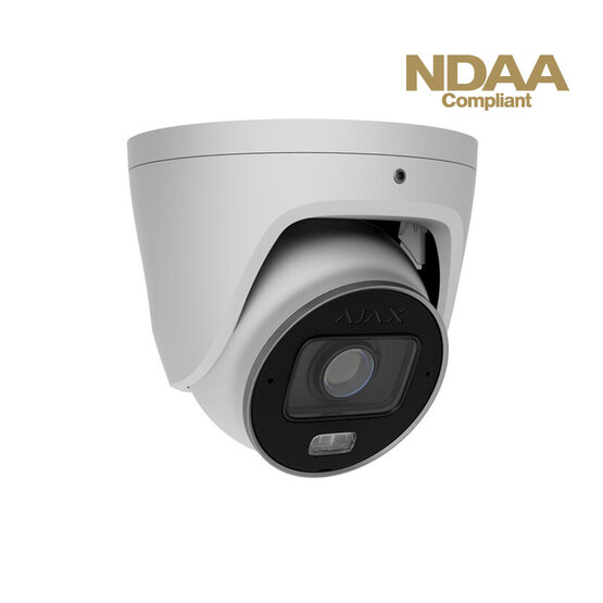 Ajax TurretCam HLVF 8Mp White IP kamera