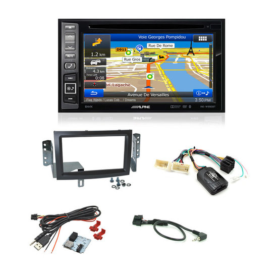 ALPINE rádio s navigací, Kia sportage IV, ALP-KIASP04