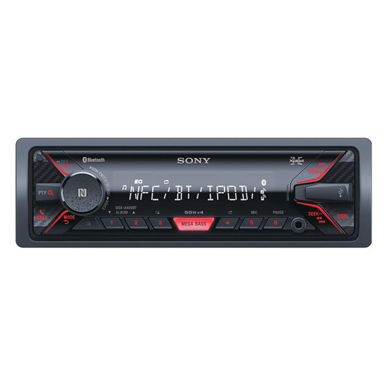 Autorádio SONY, 1DIN s USB a Bluetooth DSXA400BT.EUR
