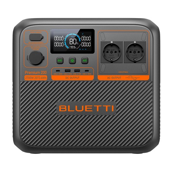 Bluetti Premium 200 V2 přenosná nabíjecí stanice, 2700 W, 2073,6 Wh