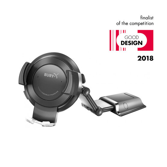 BURY držák telefonu do auta s USB nabíjením POWERKIT USB