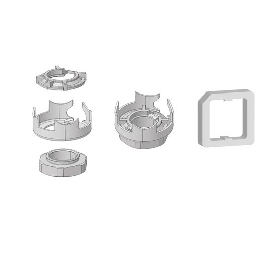 CAL-7131052 Calearo Adaptér do otvoru pro SHARK2 Opel 2009-