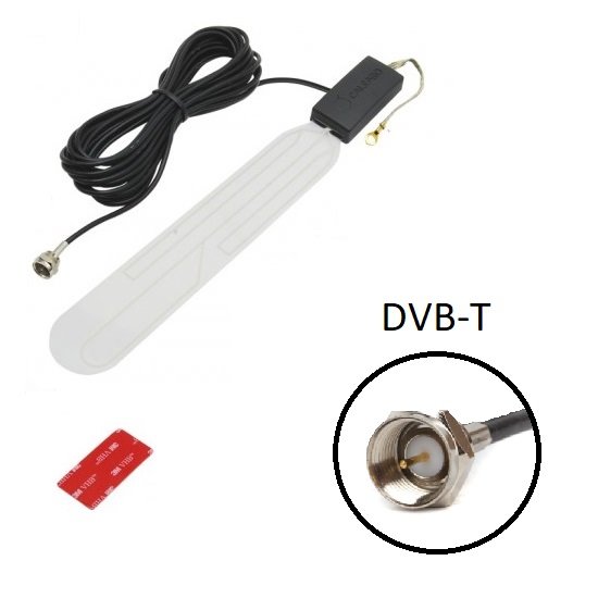 CAL-7137126 Calearo anténa TV nalepovací transparentní