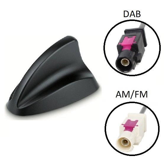 CAL-7677815 Calearo Anténa Shark2 AM FM DAB aktivní