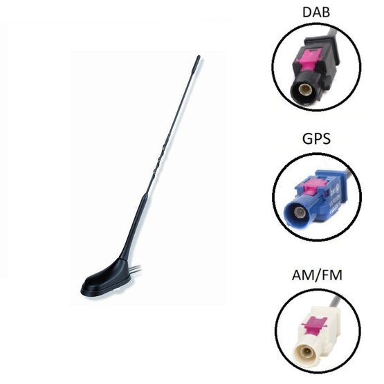 CAL-7677840 Calearo Anténa 16V AM FM DAB GNSS aktivní