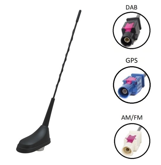 CAL-7677845 Calearo Anténa krátká AM FM DAB GNSS aktivní