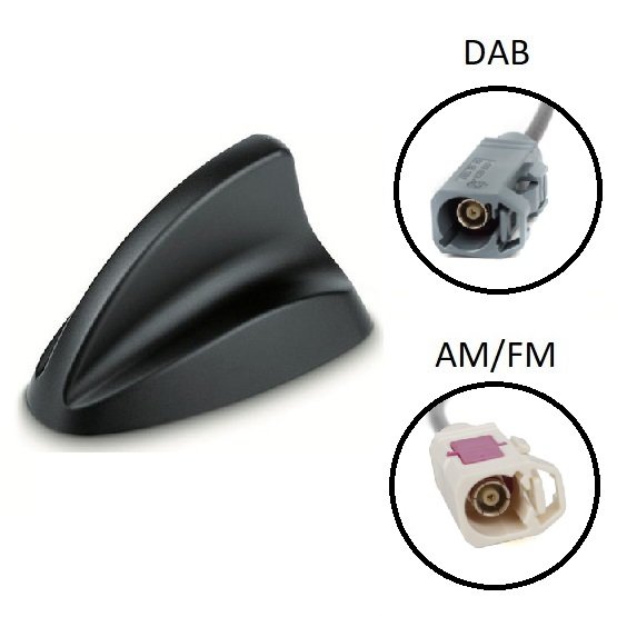 CAL-7677892 Calearo Anténa Shark2 AM FM DAB aktivní