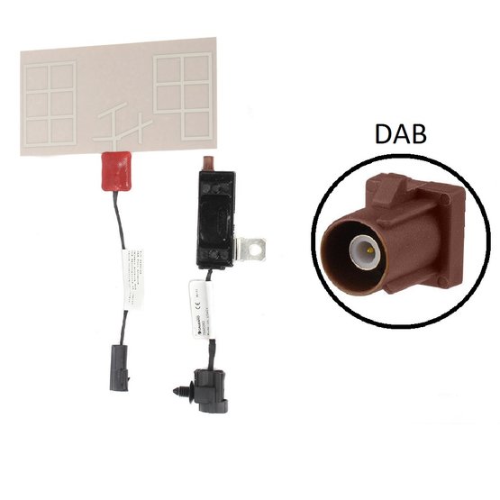 CAL-7677951 Calearo Anténa fólie DAB aktivní fantom