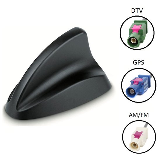 CAL-7727083 Calearo Anténa Shark2 AM FM DTT GNSS aktivní