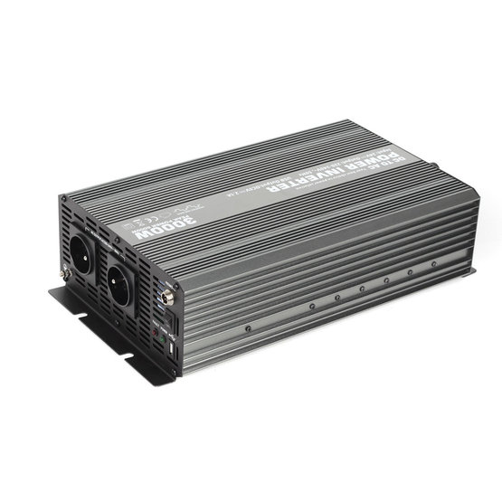 CAR3000-24V Měnič napětí z 24V na 230V + USB, 3000W