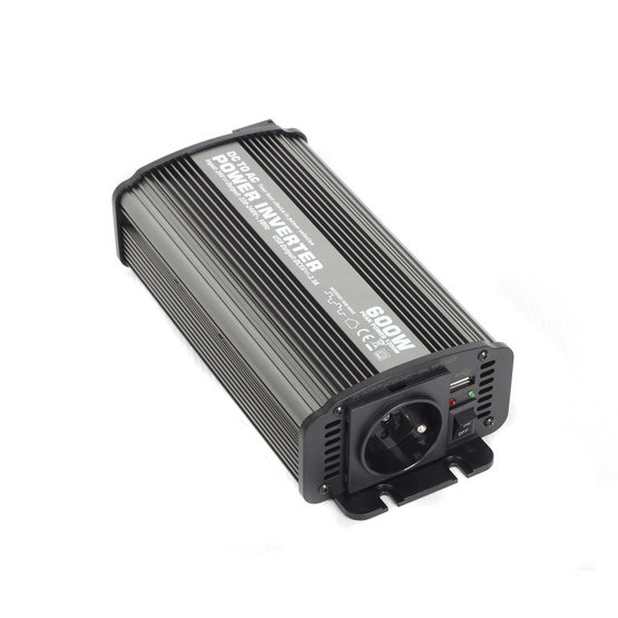 CAR600 Měnič napětí z 12V na 230V, USB, 600W