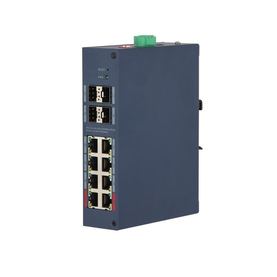 Dahua CHS4412-8GT-125 12 portový PoE switch