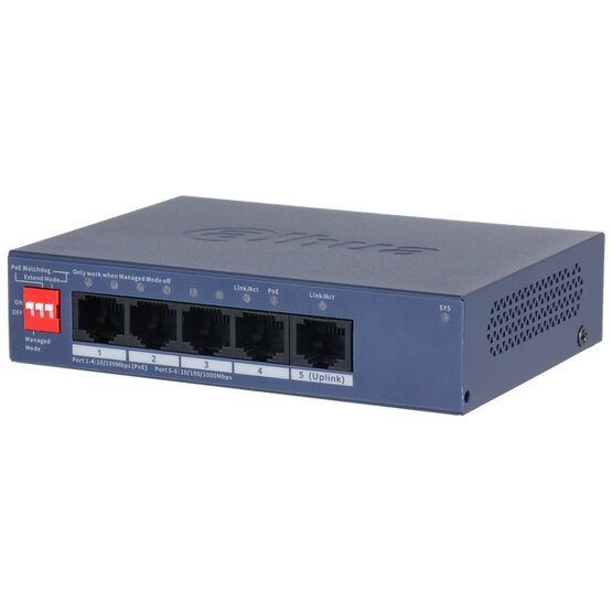 Dahua CS4005-4ET1GT-36 5portový PoE switch