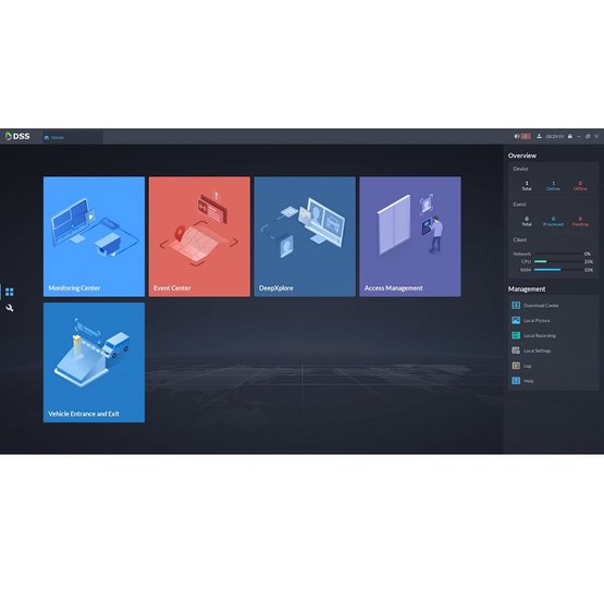 Dahua DSS Express bezplatný software