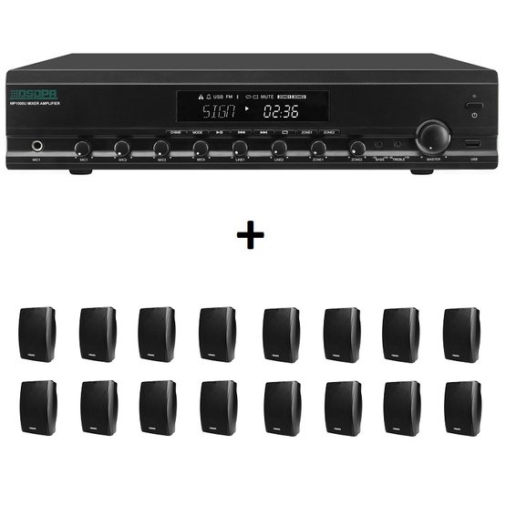 DSPPA KIT-MP1000U-16xDSP8062 sada 1x MP1000U a 16x DSP8062