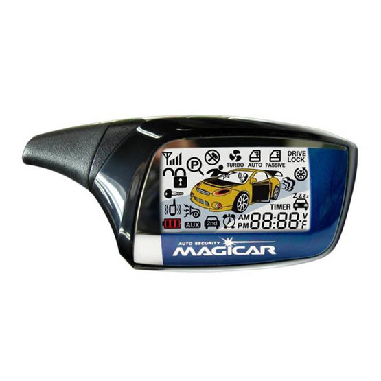 Dvoucestný autoalarm Magicar M881A CAN BUS