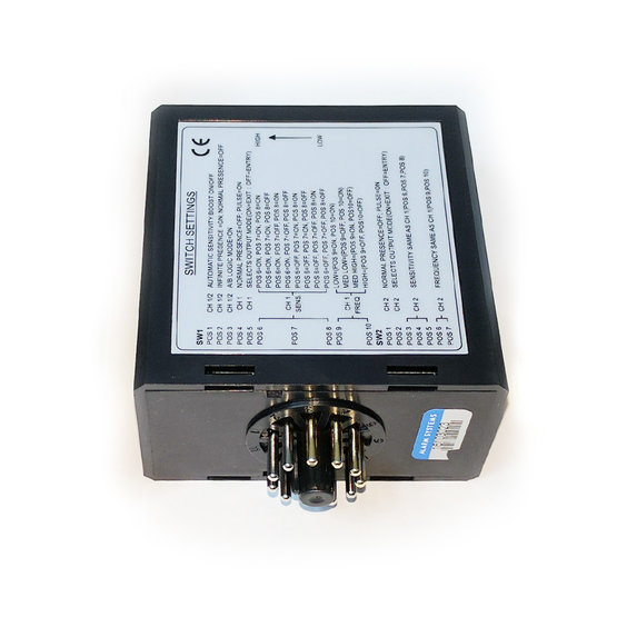 DETEKTOR 2K dvoukanálový detektor indukční smyčky 12VDC