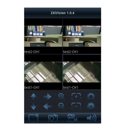Entry ZKiVision smartphone aplikace