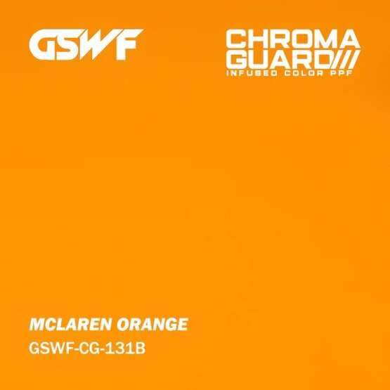 GSWF MCLAREN PPF fólie na ochranu laku, lesklá, oranžová