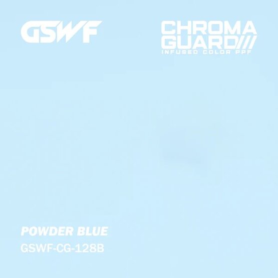 GSWF POWDER BLUE PPF fólie na ochranu laku, lesklá, modrá
