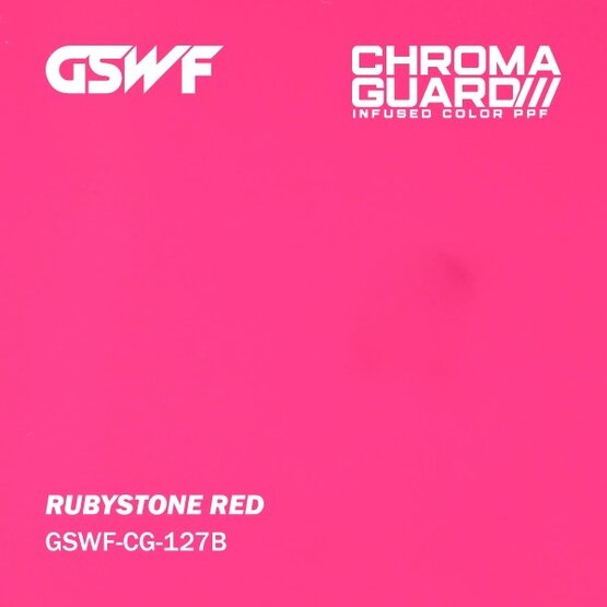 GSWF RUBYSTONE PPF fólie na ochranu laku, lesklá, červená